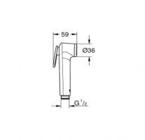 MEDIDAS TELEDUCHA TEMPESTA-F TRIGGER SPRAY 30 GROHE